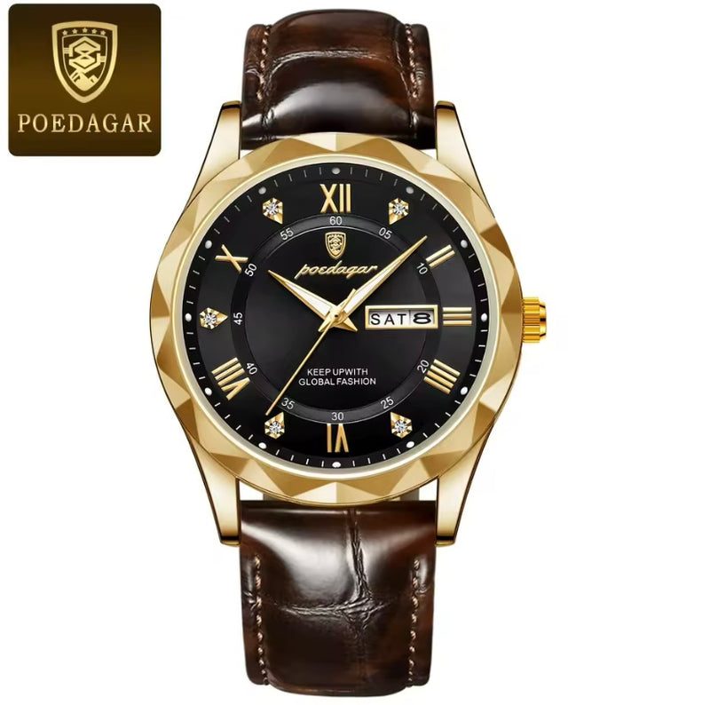 Relógio Poedagar de Luxo Exclusivo para Homens Exigentes!