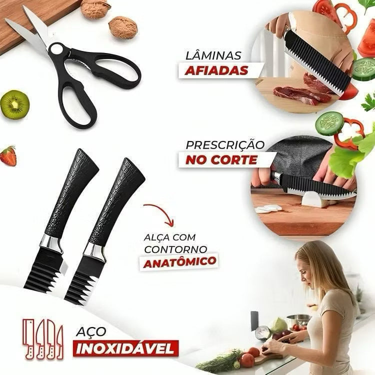 Kit de facas para churrasco 😋