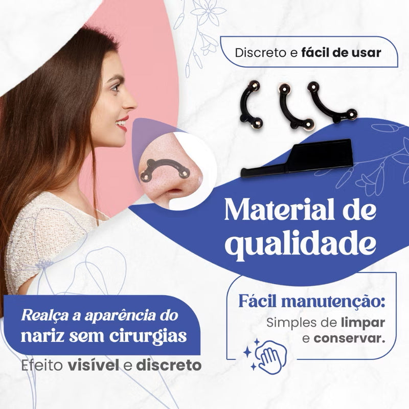 Empinador de nariz  Kit com 3 pares