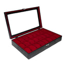 Estojo de luxo para 24 relógios Ganhe mais 10% de desconto adicional no pix .