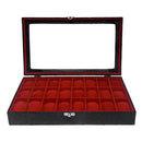 Estojo de luxo para 24 relógios Ganhe mais 10% de desconto adicional no pix .