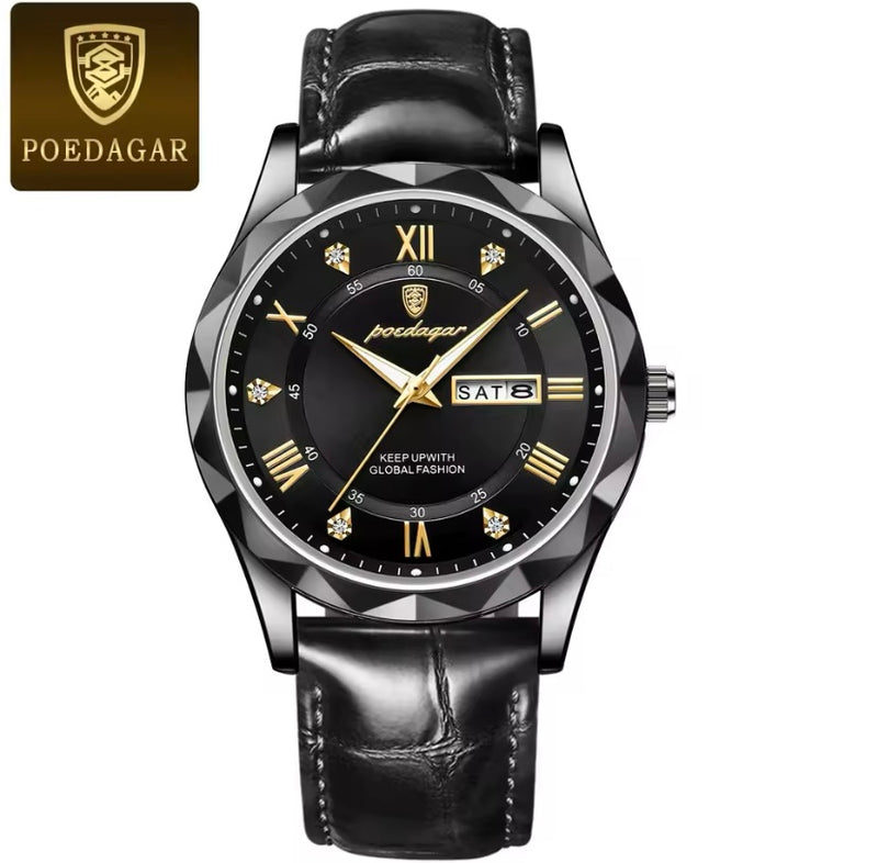 Relógio Poedagar de Luxo Exclusivo para Homens Exigentes!