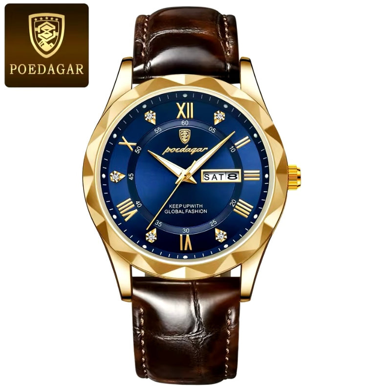Relógio Poedagar de Luxo Exclusivo para Homens Exigentes!