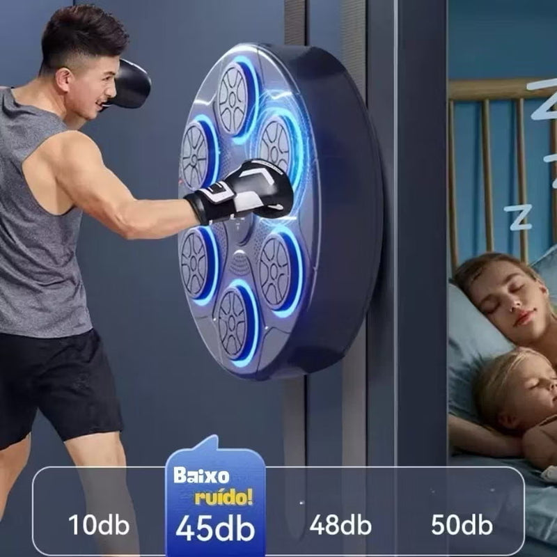 BoxFit – Máquina de Treino com Som + Luva de Boxe Grátis 🥊