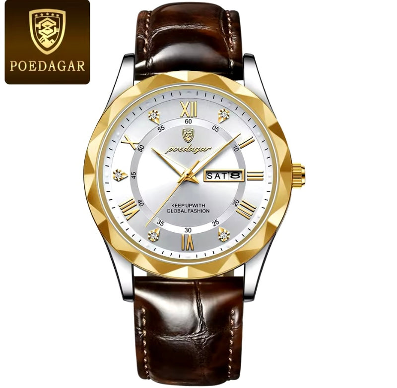 Relógio Poedagar de Luxo Exclusivo para Homens Exigentes!