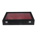 Estojo de luxo para 24 relógios Ganhe mais 10% de desconto adicional no pix .