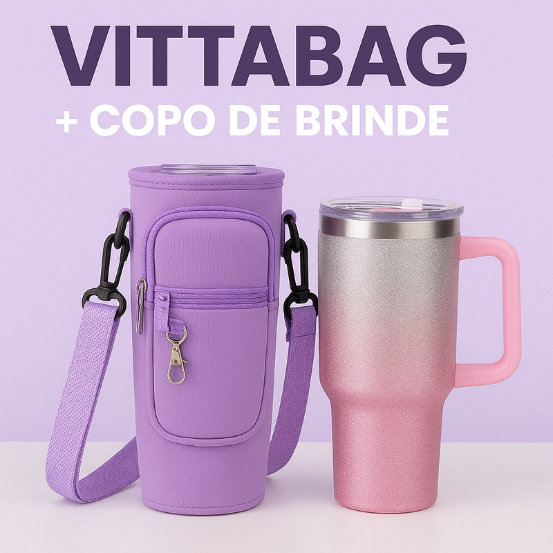 🌟 Bolsa Vittabag + um copo de brinde💖 - Últimas unidades no valor promocional🚨