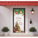 Capa de Porta de Natal: Toque Mágico para Seu Lar!